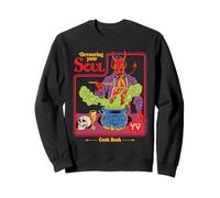 Devouring Your Soul Satan Retro Vintage Funny Adult Humor Sudadera