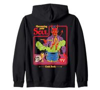 Devouring Your Soul Satan Retro Vintage Funny Adult Humor Sudadera con Capucha