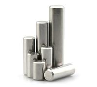 DeVow 100 pasadores cilíndricos M2 de Acero Inoxidable 304, dedal de Aguja sólida de 2 mm x 4, 5, 6, 7, 8, 10, 12, 14, 16, 18, 20 y 25 mm(10mm (100pcs))