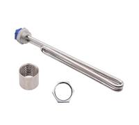 DeVow Elemento calefactor eléctrico con rosca NPT de 1 pulgada, 120 V, 1500 W/1650 W, SUS304(As shown in the figure 4,1650w)