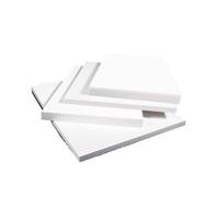 DeVow Hoja de plástico resistente a altas temperaturas de Ptfe blanco grueso de 0,3-30 mm