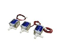 DeVow Mini válvula solenoide eléctrica pequeña de 6 V, 12 V y 24 V CC, Normalmente Cerrada, con Interruptor de Control de Flujo de Agua, válvula de riego for Flores.(6V)