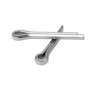 DeVow Pasador de chaveta de acero inoxidable 304 GB91 Pasador en U de acero inoxidable 304 Pasadores partidos de fijación de bloqueo de eje de metal M1-M8(M5(5pcs),100mm)