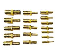 DeVow Reductor/igual a 4/6/8/10/12/14/16/19/25/32mm tubo hexagonal de latón con púas reductor de manguera for combustible Gas agua(6mm - 19mm)