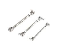 DeVow Tornillo de aparejo for velero marino de acero inoxidable 304, tensor de mordaza/mordaza de cuerpo cerrado, M5, M6, M8, M10, M12, M14, M16, M20(M10,2pcs)