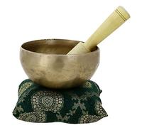 Devyom Cuenco tibetano de gong para meditación y curación de larga duración, gran sonido, 15,2 cm