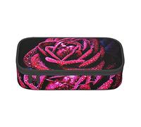 Dew Rose Estuche para lápices para niñas y niños, ligero y duradero, bolsa organizadora de papelería escolar