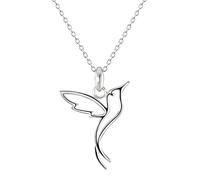 Dew Sterling Silver Humming Bird Pendant 90345HP028, Spring, Silver