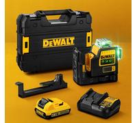 DeWALT 10.8V DCE089D1G Green Beam x3 360 ° autonivelante Cross Line Laser