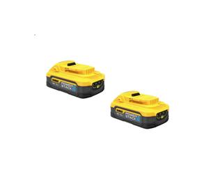 Dewalt 2 Pack DeWalt 18V XR Powerstack con batería de repuesto, 1.7Ah con tecnología de batería de bolsa DCBP034E2-XJ