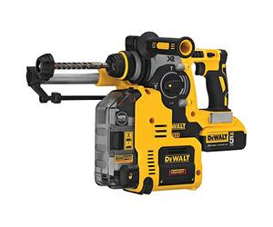 DEWALT 20V MAX XR Rotary Hammer, SDS Plus, L-Shape, On-Board Dust Extractor, 1-Inch (DCH273P2DHO)