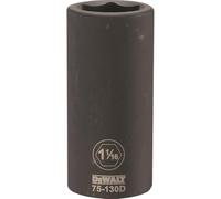 DEWALT 3/4" Drive Impact Socket Deep 6 PT 1 1/16