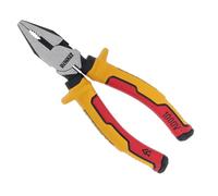 Dewalt Alicates combinados VDE de 160 mm, dureza aproximada: 61±2 HRC y profundidad de 1,5 ± 0,5 mm.
