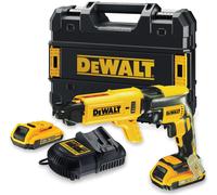 DeWALT Atornillador inalámbrico para placas de yeso, 18 V, 2 baterías de 2,0 Ah, cargador, maletín DCF620D2K