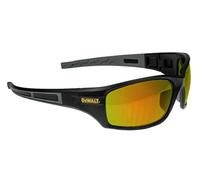 DeWalt AUGER - Gafas de protección de pantalla con espejo, color naranja
