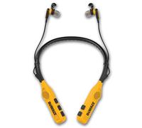 DEWALT Auriculares Inalámbricos Bluetooth 2-en-1 con Altavoces Integrados, Cascos Inalámbricos Bluetooth de Diadema, 60h Autonomía, Cancelación de Ruido, IP56, Manos Libres para Trabajo y Llamadas