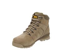 DEWALT Botas Carlisle para Hombres de Cuero Nubuck, Punta de Seguridad de Acero, Botas de Trabajo Ligeras, piedra, 46 EU