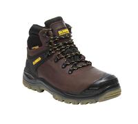 DeWALT Botas de Seguridad Newark S3 Impermeables, Marrón, Talla UK 7