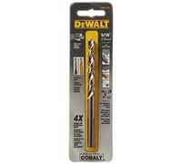 DEWALT Broca de perforación, punto piloto, cobalto industrial, 5/16 pulgadas (DWA1220)