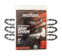 DeWalt - Cadena de sierra de poste de 8 pulgadas de repuesto para DCPS620 20V, motosierra DCCS623B - 3/8 pulgadas LP, calibre .043 pulgadas, 34 eslabones de transmisión