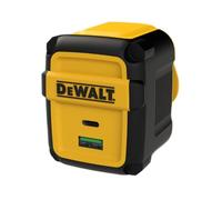 DEWALT Cargador de Pared 2 Puertos UK PD 49.5W, USB-C y USB-A