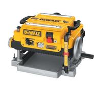 DEWALT Cepilladora, cepilladora de grosor, 13 pulgadas, 3 cuchillos para cortes más grandes, motor de dos velocidades de 20.000 rpm, con cable (DW735)