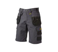 DEWALT Cheverley Ligero Gris Polialgodón Shorts Cintura 30in DEWCHEV30W