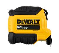 DeWALT Cinta métrica de la serie compacta de 5 m de ancho de 28 mm, 3 m de alcance extendido que permite un fácil freno de dedo para una sola persona para un control definitivo de la cuchilla