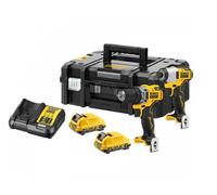 DeWALT Conjunto combinado de herramientas a batería 12V DCK2110L2T