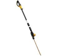 DEWALT Cortasetos de pértiga 18V XR alcance 3,35 m DCMPH566N-XJ | Cortasetos de pértiga 18V XR con alcance máx. de 3,35 m, cabezal articulado de 7 posiciones y corte de 25 mm.