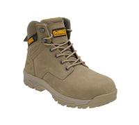 DEWALT Cranson Stone - Botas de seguridad de trabajo para hombre, piel nobuk de 5 pulgadas, puntera de acero, antideslizantes, piedra, 45 EU