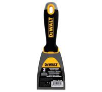 DEWALT Cuchillo de masilla de 3 pulgadas | Acero inoxidable con mango de agarre suave | DXTT-2-139