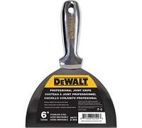 DEWALT Cuchillo para juntas de acero inoxidable de 6 pulgadas | Hoja de masilla de metal pulido de una sola pieza | 2-406