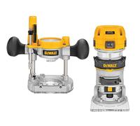 DEWALT D26204K 0.6cm Premium Penetración Y Base Fija Combi Fresadora 900W 240V