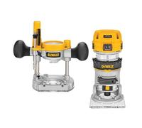 DEWALT D26204K 0.6cm Premium Penetración Y Base Fija Combi Fresadora 900W 240V
