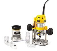 DeWalt D26204K-QS Fresadora Combo 900W-27.000 RPM (6-8 mm) -Electrónica, Negro y amarillo