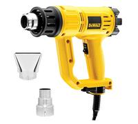 DEWALT D26411-QS - Pistola de Aire Caliente 1800W, Temperatura Ajustable 50º- 600ºC, Herramienta Eléctrica para Decapado de Pintura, Bricolaje y Reparaciones Profesionales
