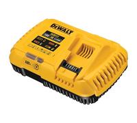 DEWALT DCB117-QW - Cargador rápido System, Para baterías 18V y XR Flexvolt, Corriente de carga de 12A, Indicador LED del proceso de carga, Adecuado para montaje en pared