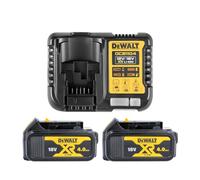 Dewalt DCB182 - Batería de Iones de Litio de 18 V y 4.0 Ah y Kit de Cargador DCB115