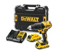 DEWALT DCD777D2T-QW - Taladro Atornillador sin escobillas XR 18V 13mm 65Nm con 2 baterías Li-Ion 2,0Ah y maletín TSTAK