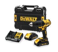 DeWalt DCD777L2T-QW Taladro atornillador compacto sin escobillas 18 V XR - 2 x 3 Ah