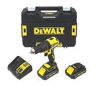 Dewalt DCD778L2T - Juego de destornilladores de impacto sin escobillas (65 N, 18 V, 3,0 Ah, caja TSTAK)