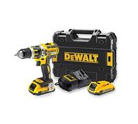 DeWalt DCD795D2-QW - Taladro combi sin escobillas XR 18V, 13 mm, 60 Nm con batería Li-Ion 2, 0 Ah y maletín TSTAK