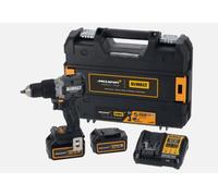 DEWALT DCD85MP2T - Taladro Percutor McLaren sin escobillas XR 18V 13mm con 2 baterias 5Ah y maletin TSTAK