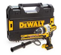 DEWALT DCD999NT-XJ - Taladro atornillador 18V Flexvolt Advantage, 3 velocidades, Motor sin escobillas, Luz LED integrada, Incluye mango auxiliar, Caja T STAK y accesorios, No incluye batería ni cargador