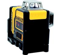 DeWalt DCE0811D1R-QW Láser Autonivelante 2 x 360º, Incluye Batería DW 10.8 V Litio, Negro/Amarillo/Verde
