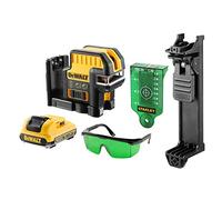 DeWalt DCE0822D1G-QW - Láser autonivelante de líneas en Cruz + 2 Puntos, Verde, 10.8 V