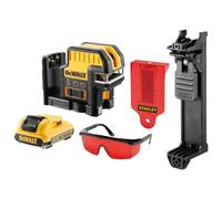 DeWalt Láser autonivelante DCE0825D1R-QW 2 líneas en cruz, 5 puntos, batería DW 10,8V Litio Rojo