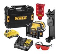 Nivel Láser Autonivelante 5 puntos cruz roja Dewalt 10.8V DCE0825D1R
