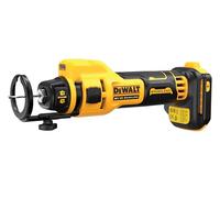 DEWALT DCE555N-XJ XR 18V Sierra de Corte, sin Escobillas para Panel Yeso, 26.000 RPM, Luz LED, Incluye Pinzas 3.2 mm y 6.4 mm